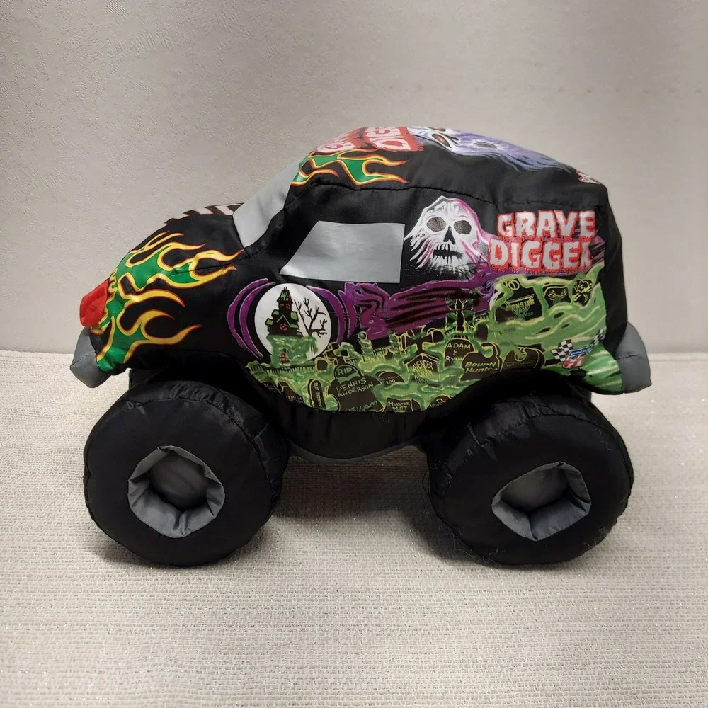 Monster Jam Grave Digger Plush Monster Truck 2008 Good Stuff Bad to the Bone 12